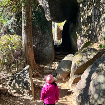 娘「大きいねぇ、あと１秒で落ちてきそうだよ」
２回目でもビックリな娘（笑）