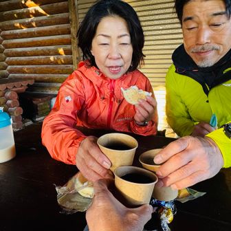 アツアツ珈琲で乾杯〜🎵