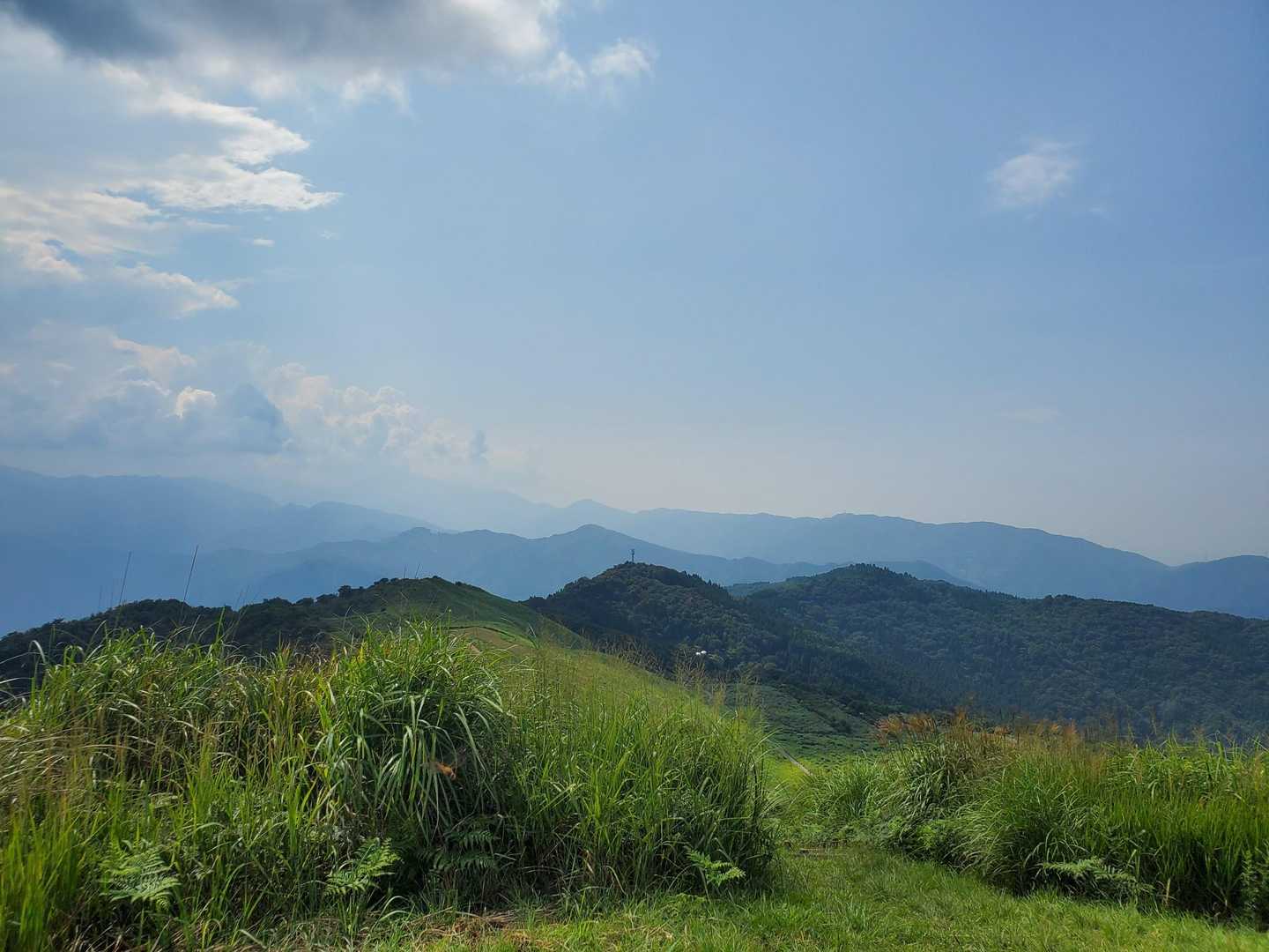 塩塚峰 往復コースの写真