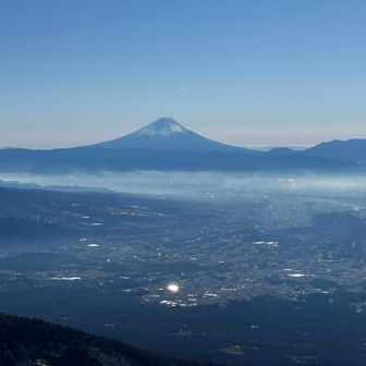 富士山もばーんと