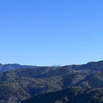 あの白い山は🏔️