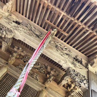 笠形神社へ。