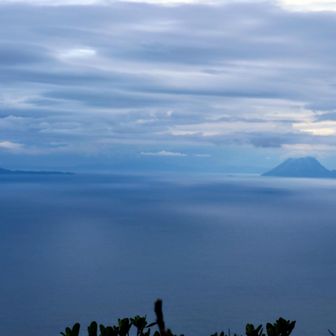 行き登る時には見え無かった屋久島と種子島が見える✌️意外と近い印象⚡