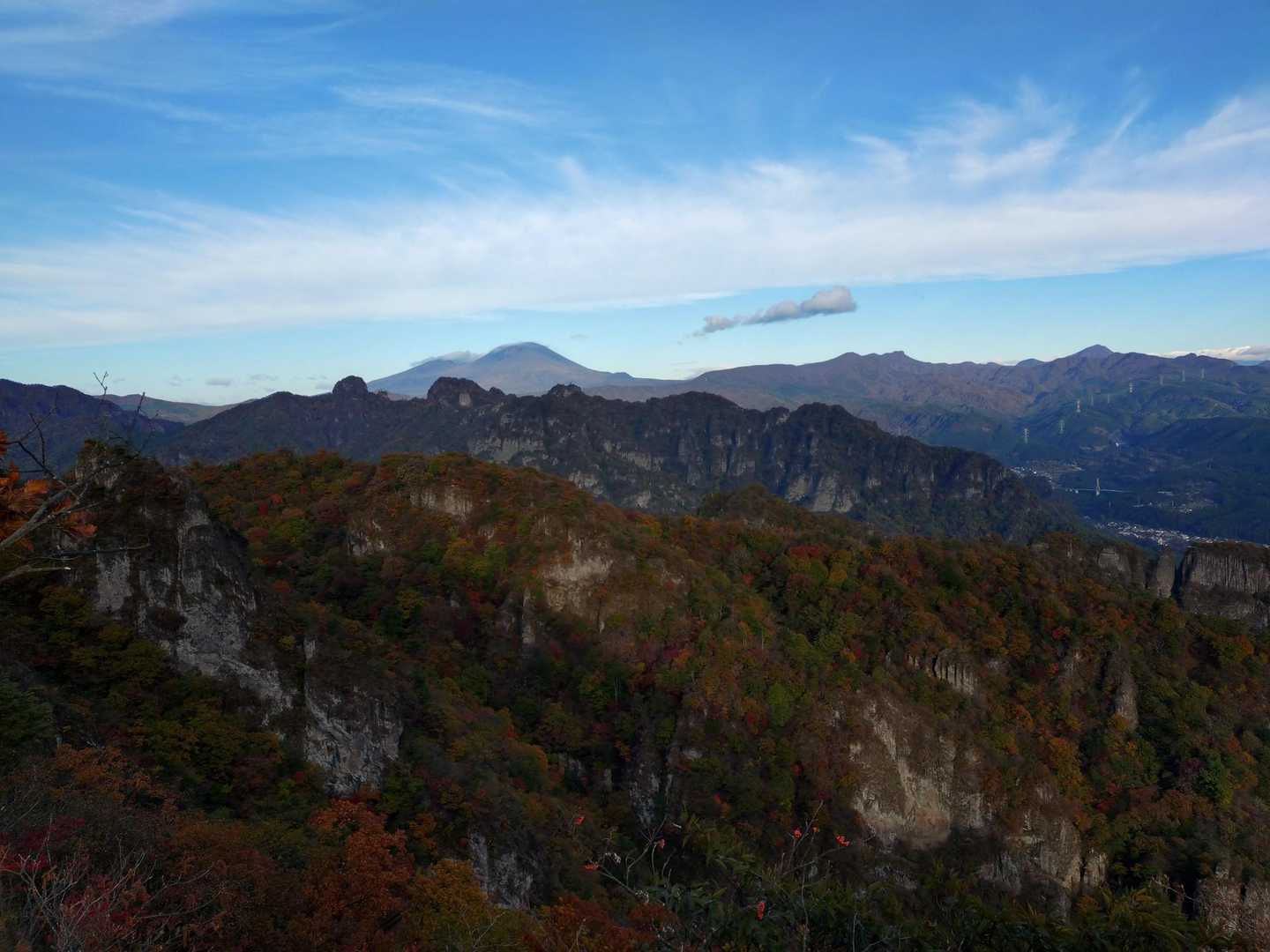 奥に浅間山