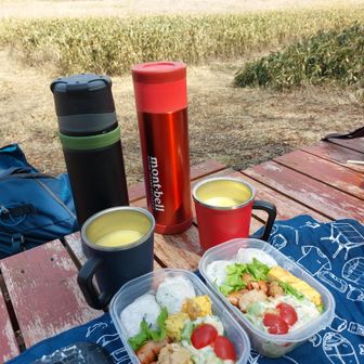 有り合わせのお弁当🍙
ﾎﾟﾀｰｼﾞｭｽｰﾌﾟ意外に合いました😋
