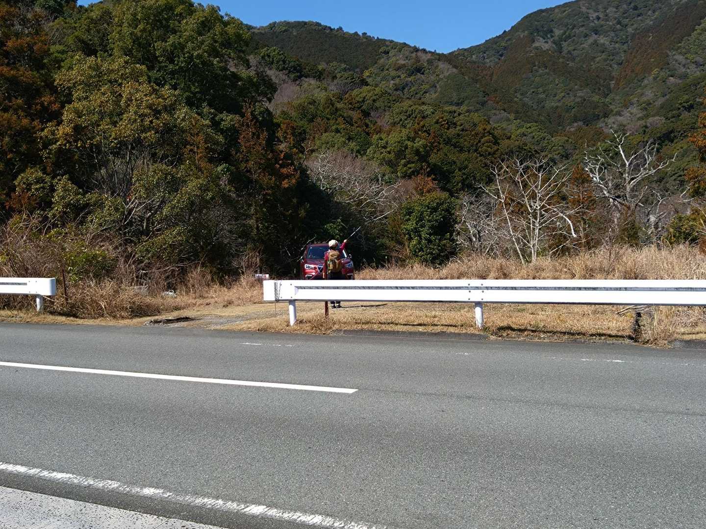 駐車地に無事帰還。