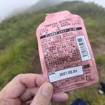 オ…❗🤢オエ……🤮

…ん❓️…美味しい⁉️🙄

…これで険しい下山も頑張れます❗ありがとうございました‼️😋
(何だこの違和感は…🤔)