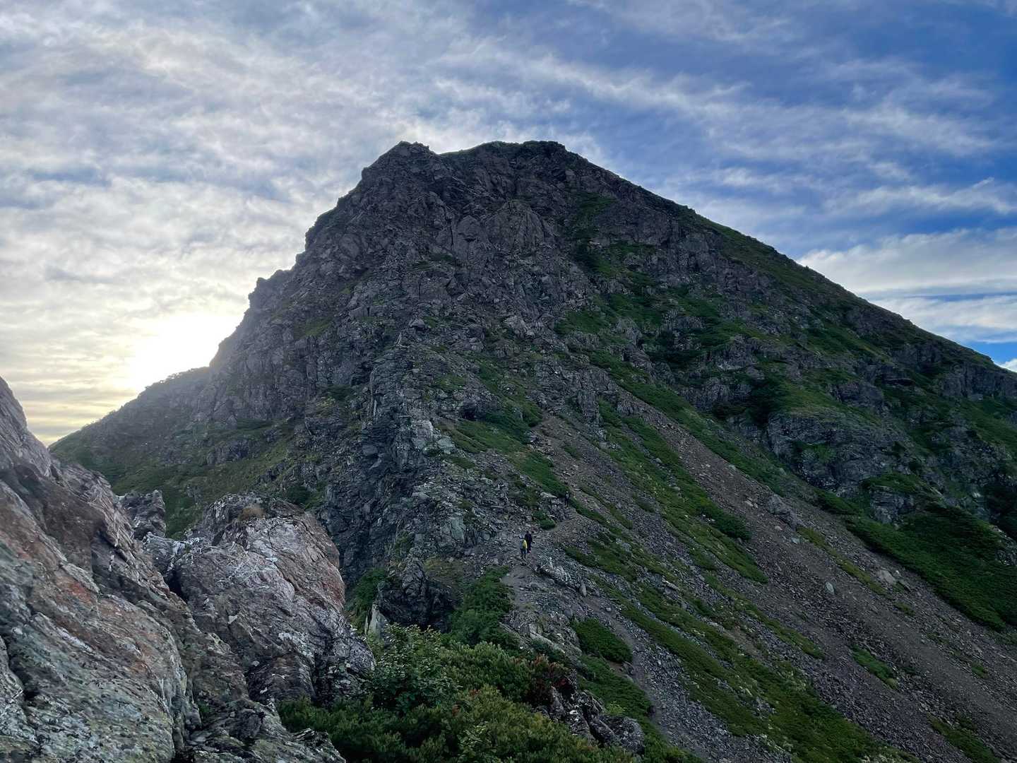 越路バス停-鳥倉登山口-三伏峠-三伏山-本谷山-塩見岳-塩 往復コースの写真