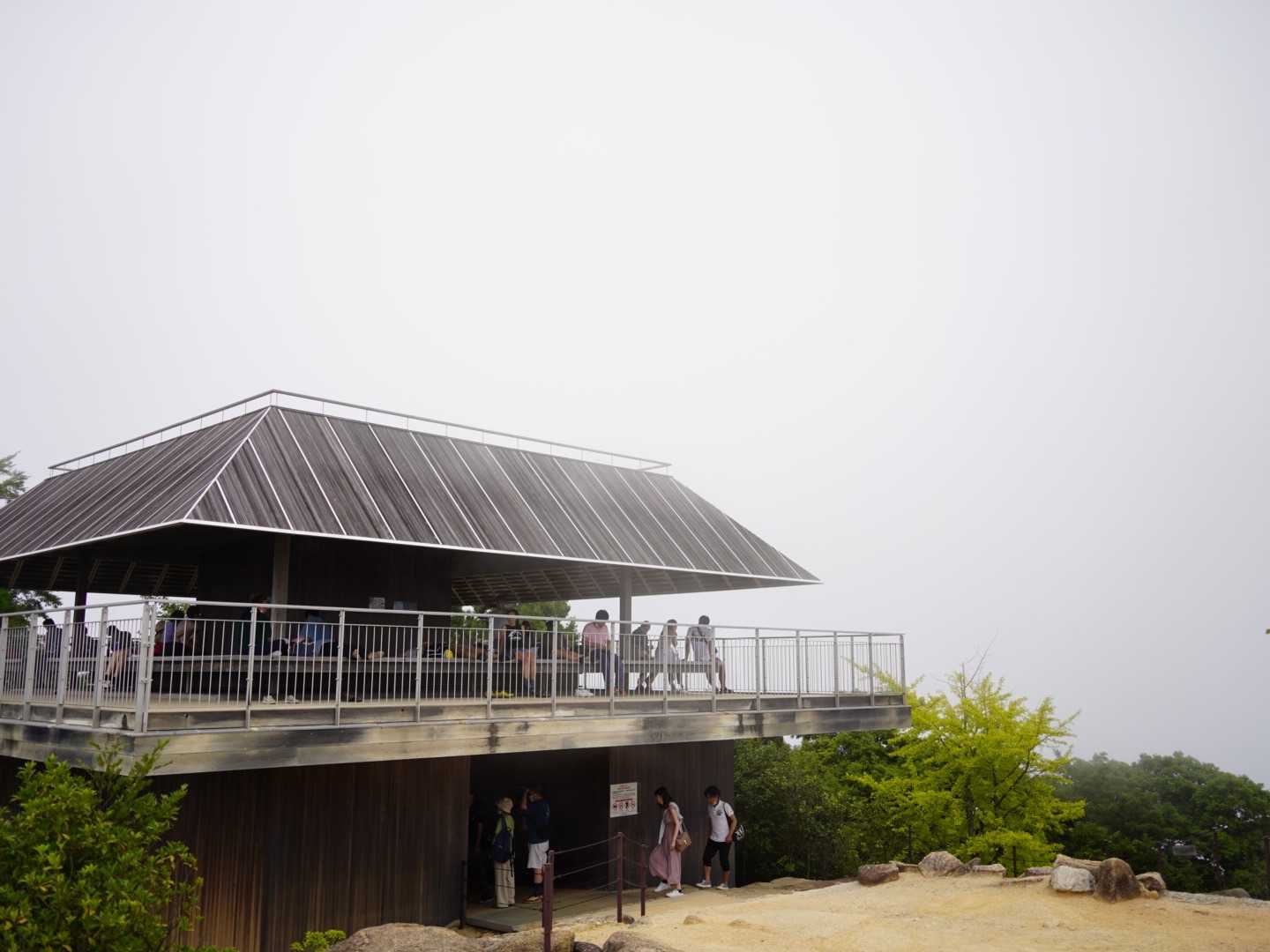 弥山登山道入口-弥山 往復コースの写真