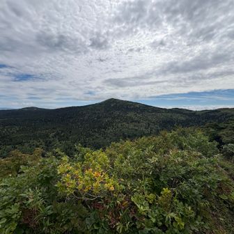 ※一の腰より森吉山を望む。
