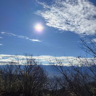 しかし、良い天気☀️
富士山がちょこっと🗻