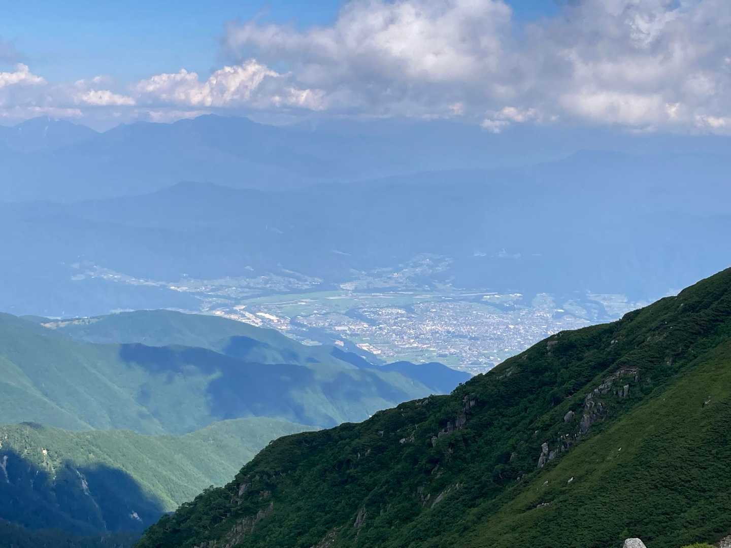 駒ヶ根の街
南アがまだ見える