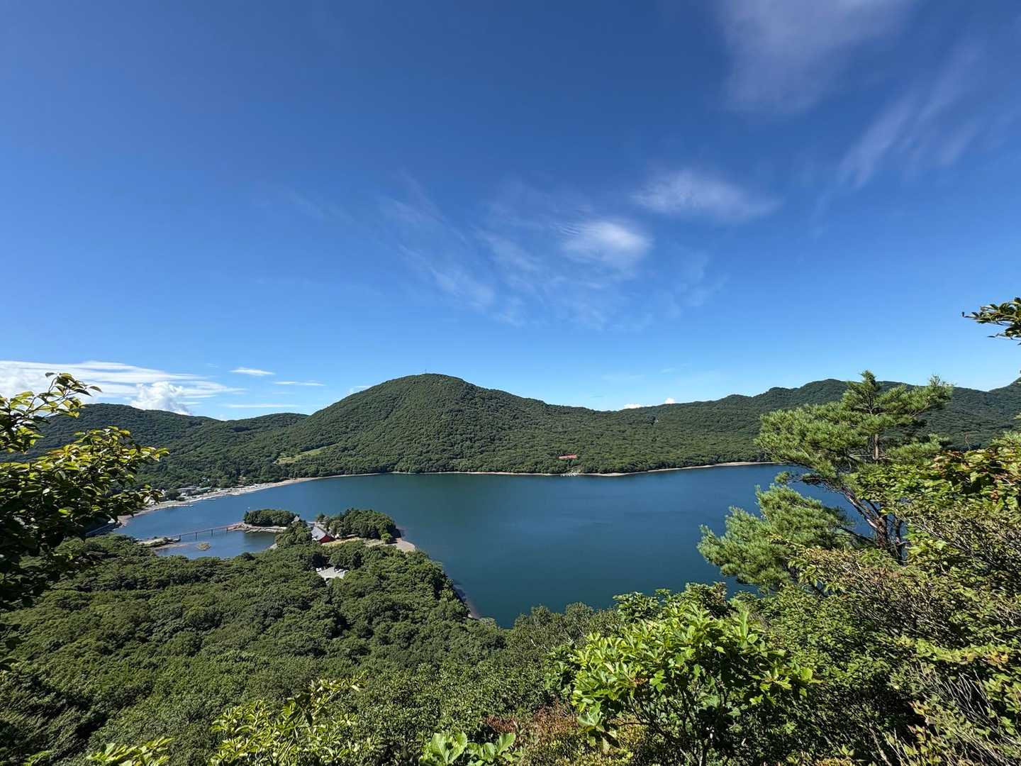 大沼と地蔵岳