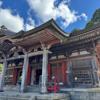 大山寺本堂、始めてきました