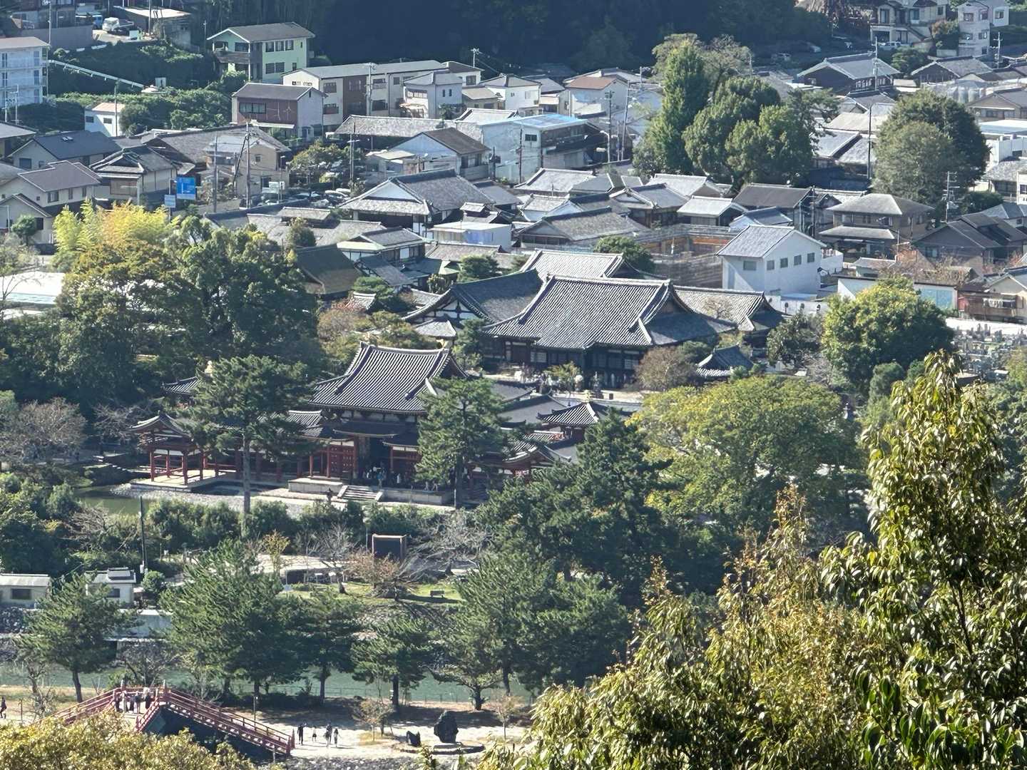 世界遺産　平等院✨✨
道長の別荘、宇治殿があった場所に息子の頼通が建てました✨
鳳凰堂の屋根に向かい合う金色に輝く一対の鳳凰は極楽浄土の象徴とか。
その鳳凰堂って、江戸時代初期からの呼び名で元は阿弥陀堂やったのねー😳
道長がこの地で静養してたんやねー♪