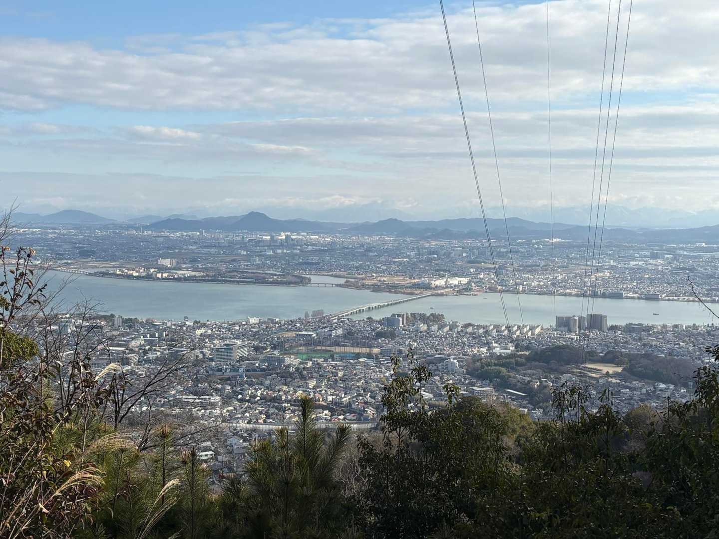 大津駅-音羽山-石山寺駅 縦走コースの写真
