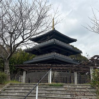 誕生山にある吉祥寺公園の三重塔展望台