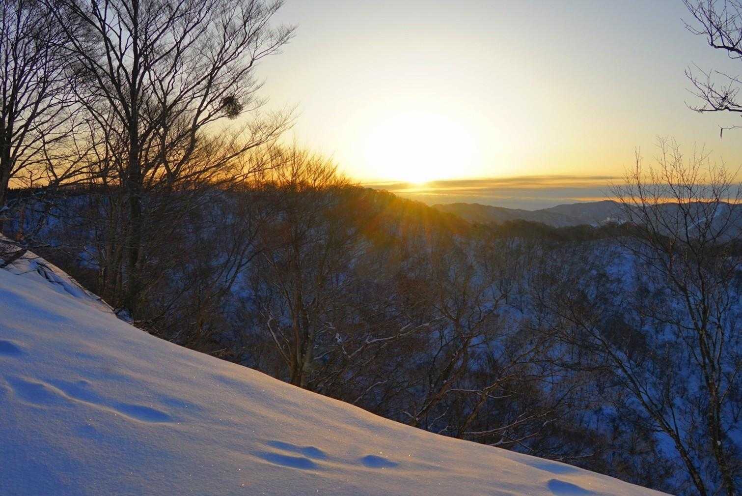 やっと稜線に😉👍️✨