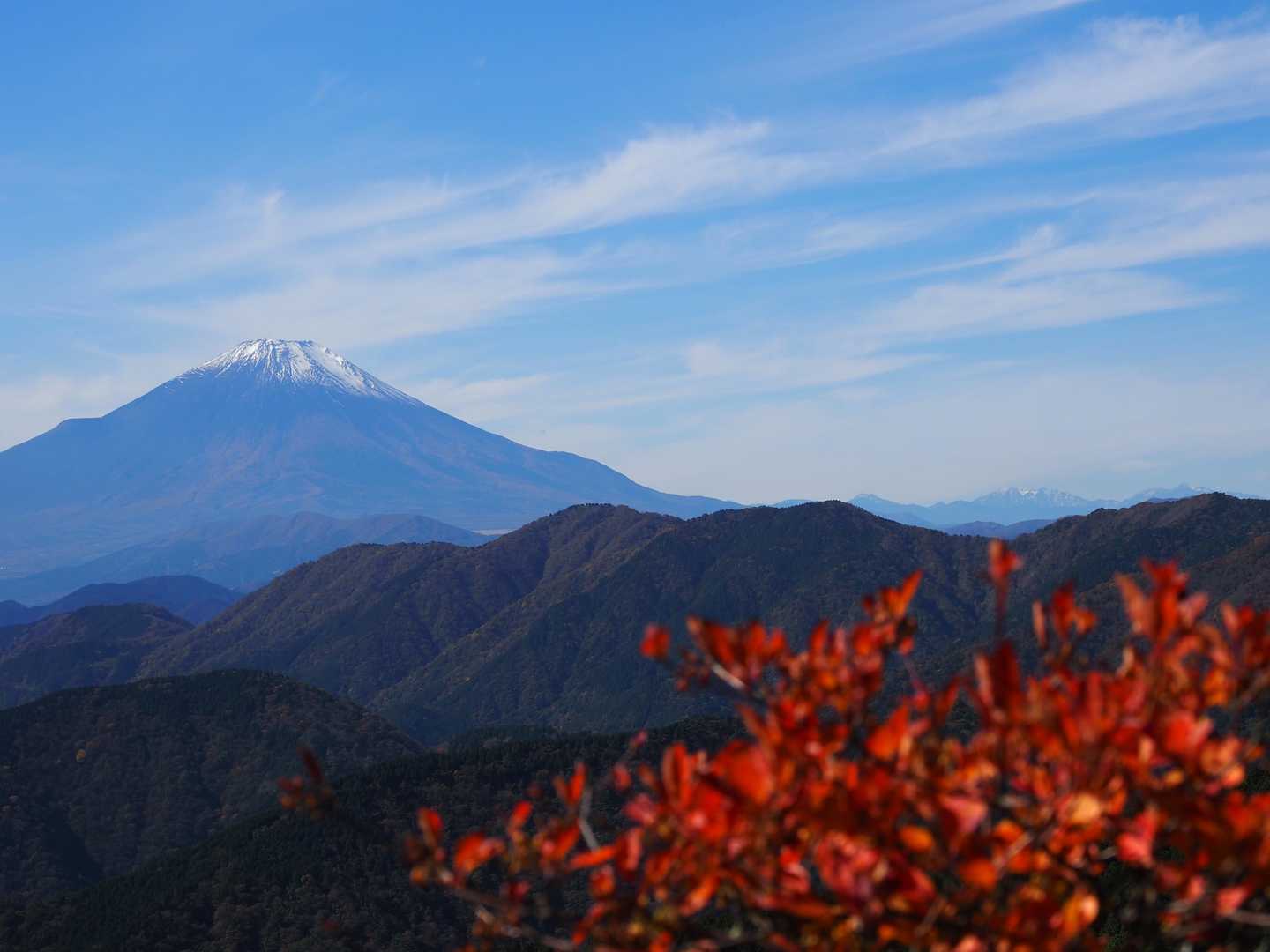 富士山をアップで