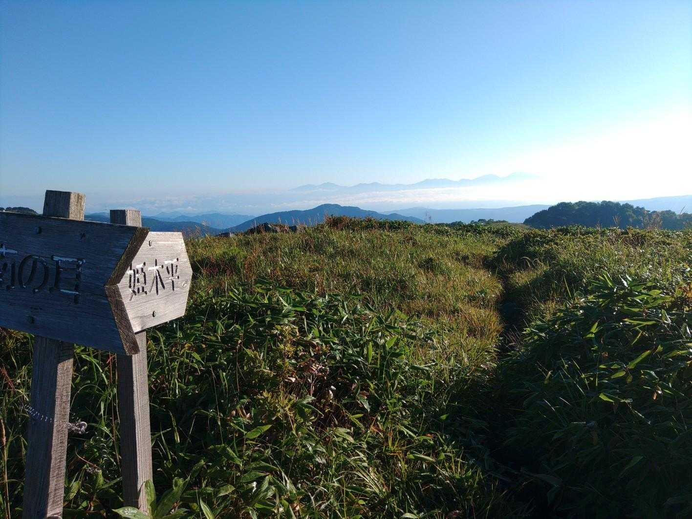 車山肩バス停-車山乗越-南の耳-男女倉山-蝶々深山 周回コースの写真