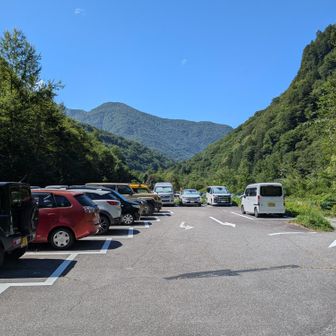 新穂高第3駐車場に到着。楽しかったです