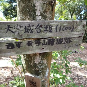 1600年　関ヶ原の戦いの前哨戦となった大津城の戦いで西軍が陣を置いた場所
