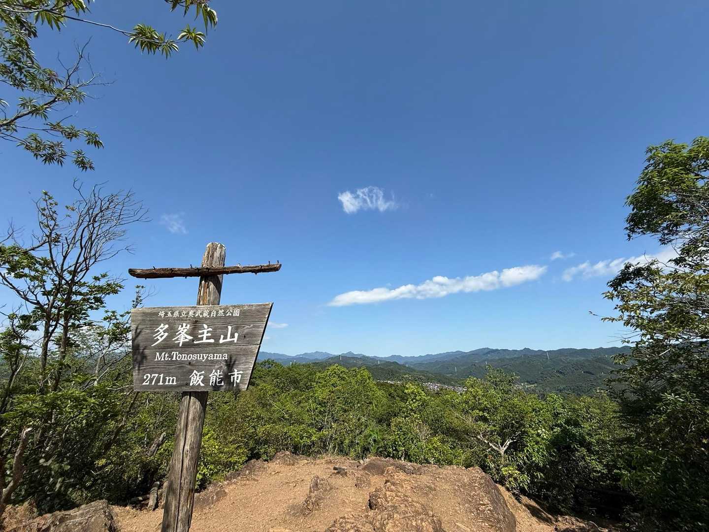 飯能駅-天覧山-多峯主山-ドレミファ橋 周回コースの写真