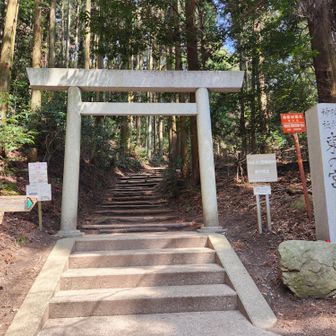 下りてきました。
参道入り口の鳥居