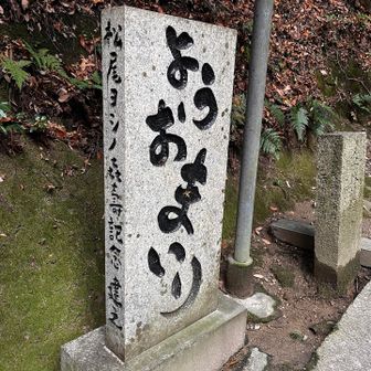 ここから以南の修験道では登山者への挨拶は「ようおまいり（ようこそお詣り下さいました）」です。熊野古道の修験者は全員そう言われますね～