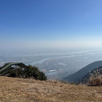 パラグライダー発射台からの景色