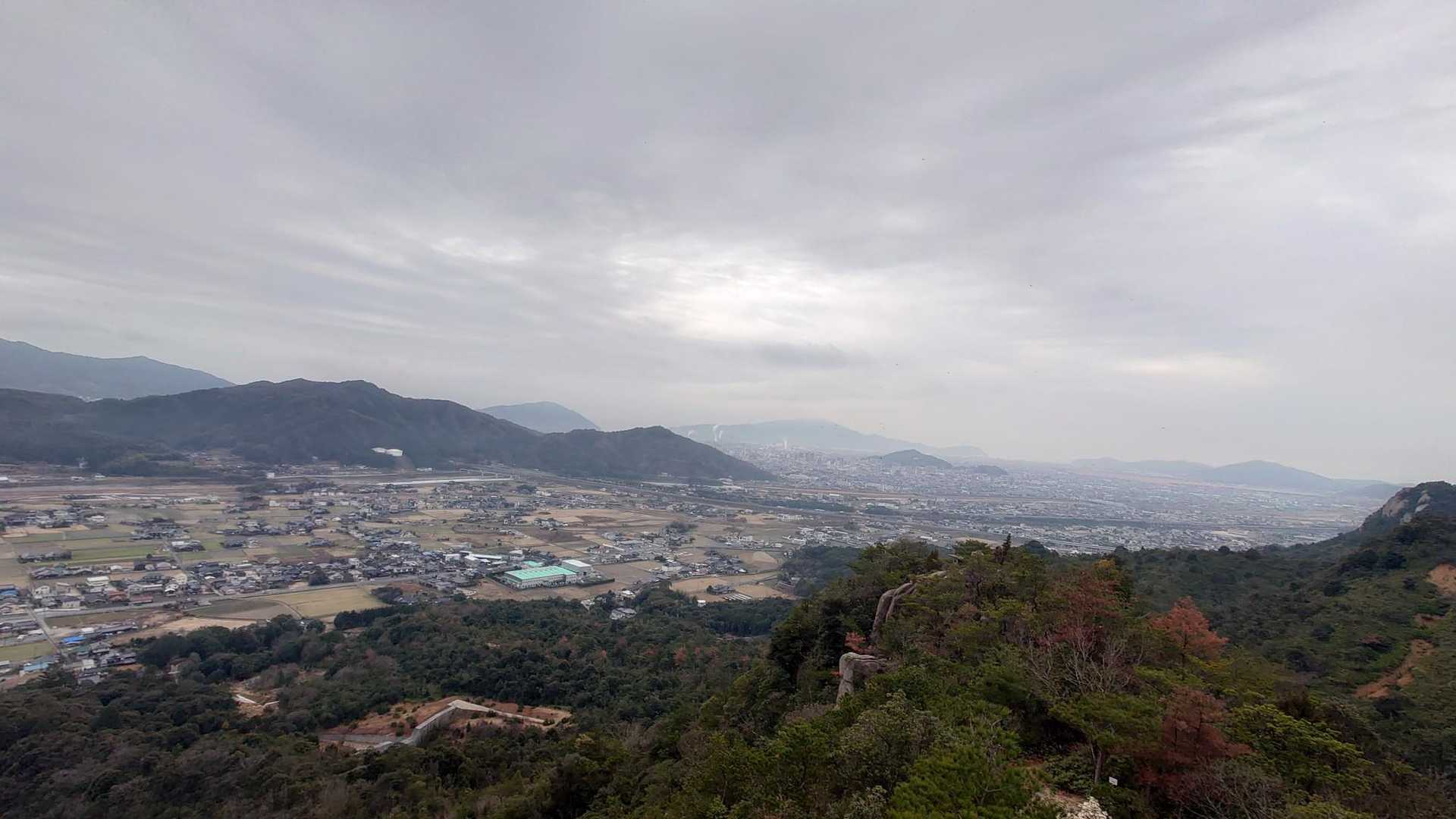 天徳寺コース入口-石船山-右田ヶ岳-塔之岡登山口-塚原登山 周回コースの写真