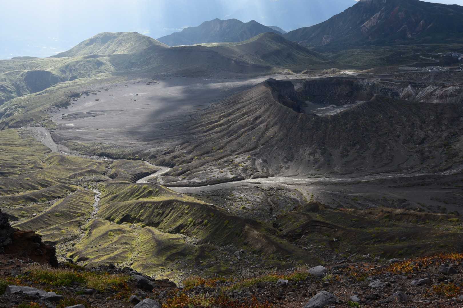 中岳-砂千里登山口 往復コースの写真