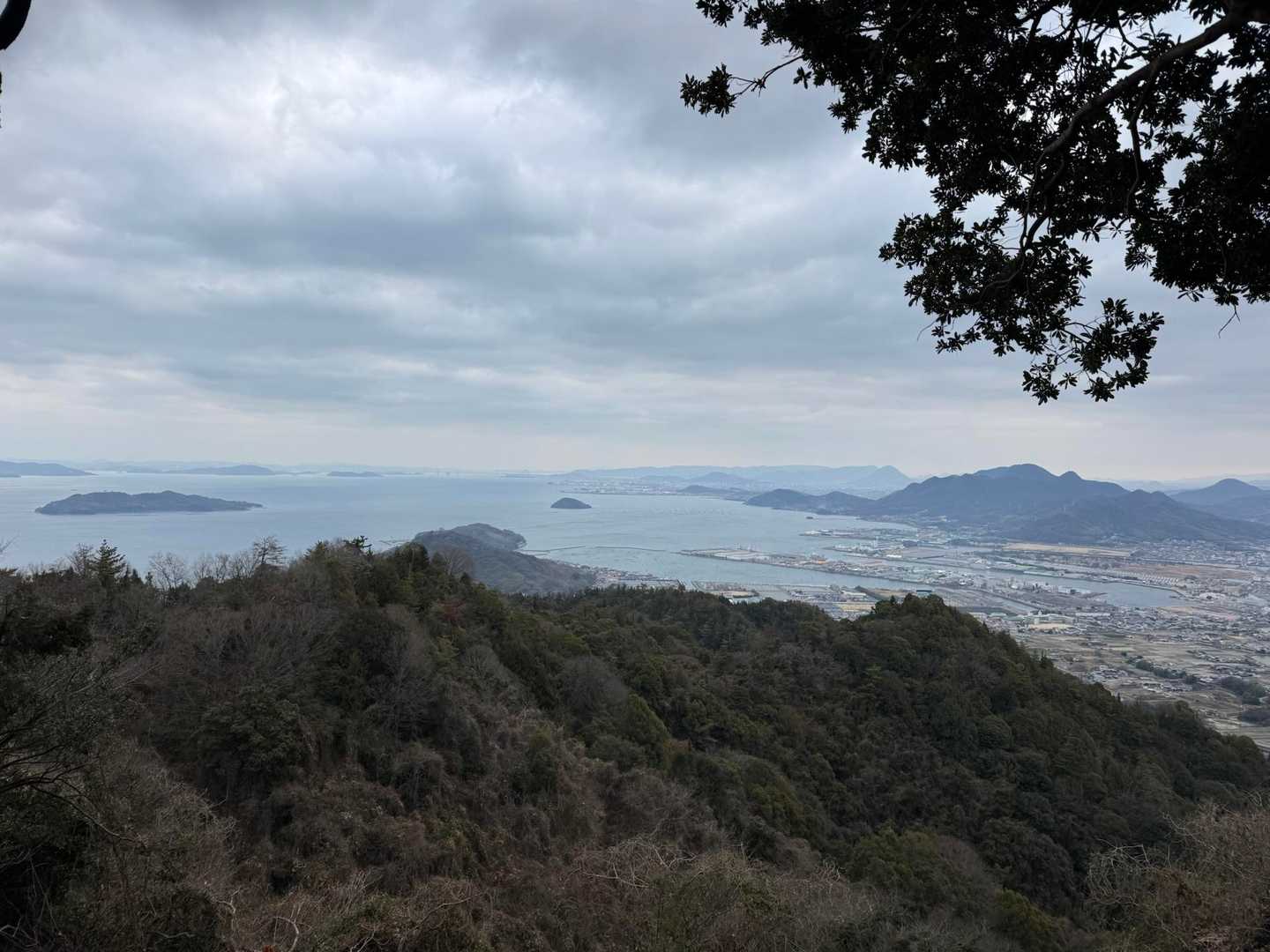 はくち山登山口-博智山-妙見山-横峯山-立石山-長坂登山口 縦走コースの写真