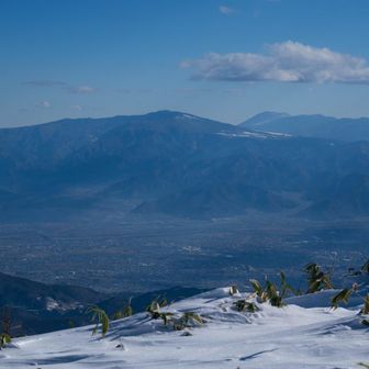 四阿山と浅間山