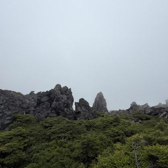 岩と緑のすてきな景色だろう