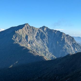 鹿島槍、大迫力