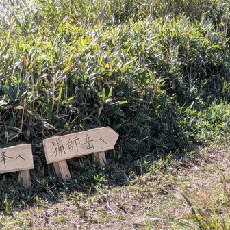 まずは山頂へ