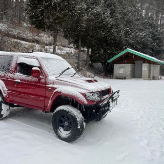 駐車場到着❗️