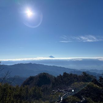 黒富士山頂から少し先にある展望地からの富士山😍