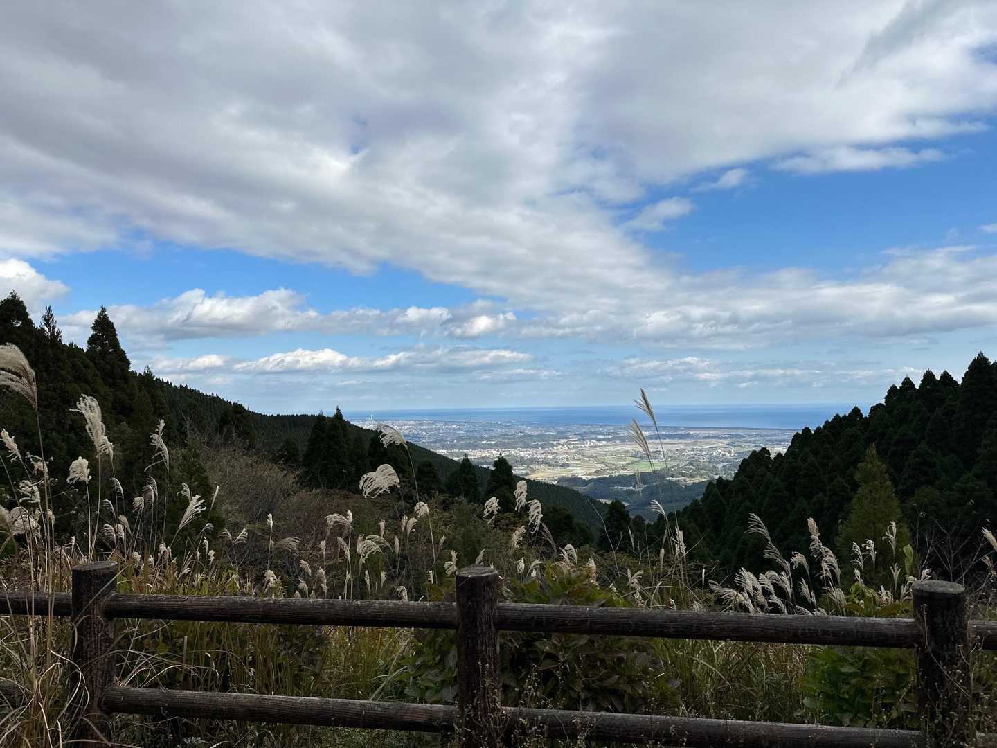 宮崎市内と日向灘