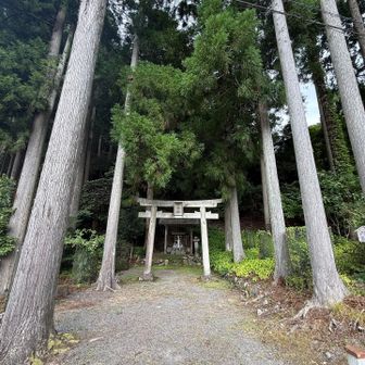葛川市民センターと登山口の間にある水神さま
