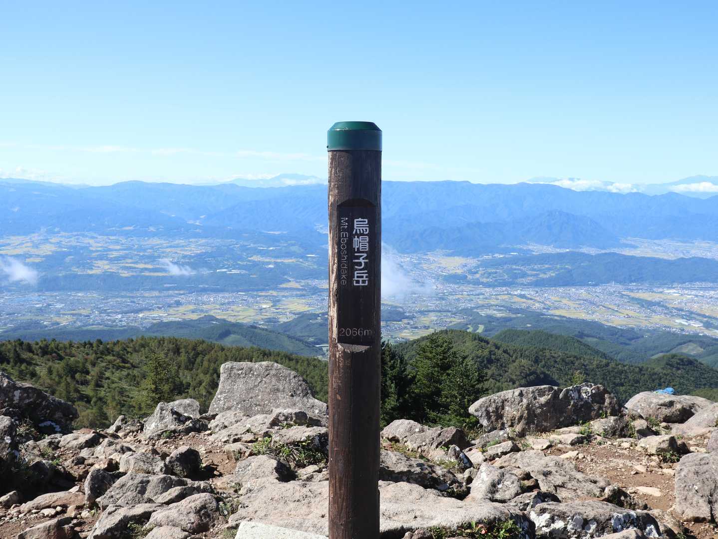 地蔵峠-湯ノ丸山-烏帽子岳-烏帽子岳登山口 周回コースの写真