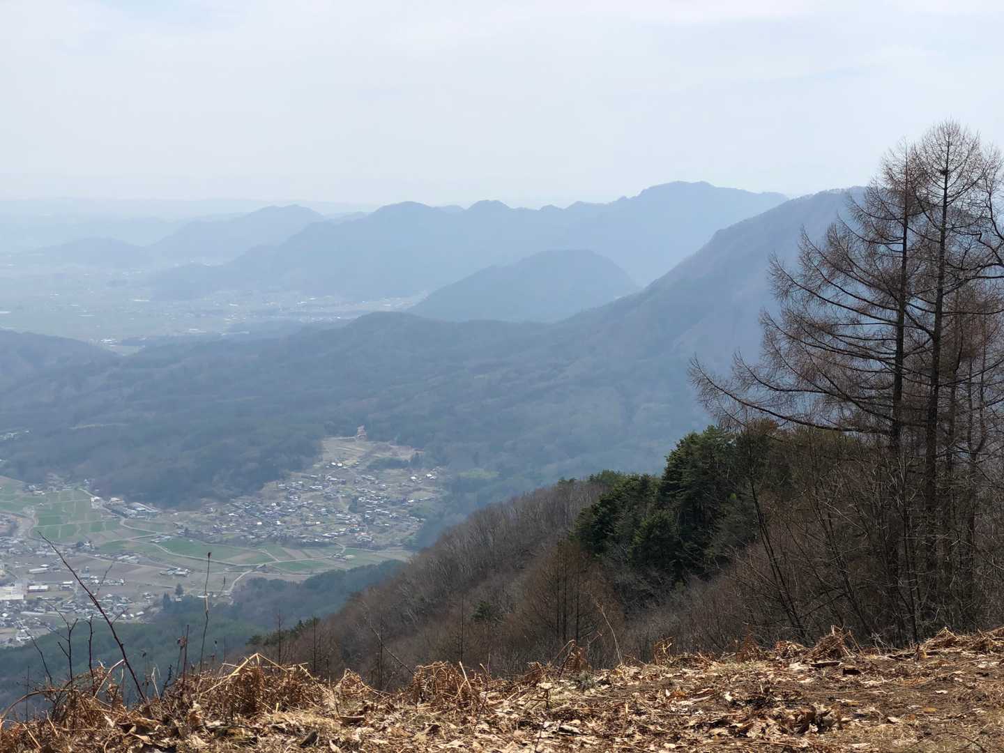 かつて登った独鈷山，女神岳，夫神岳