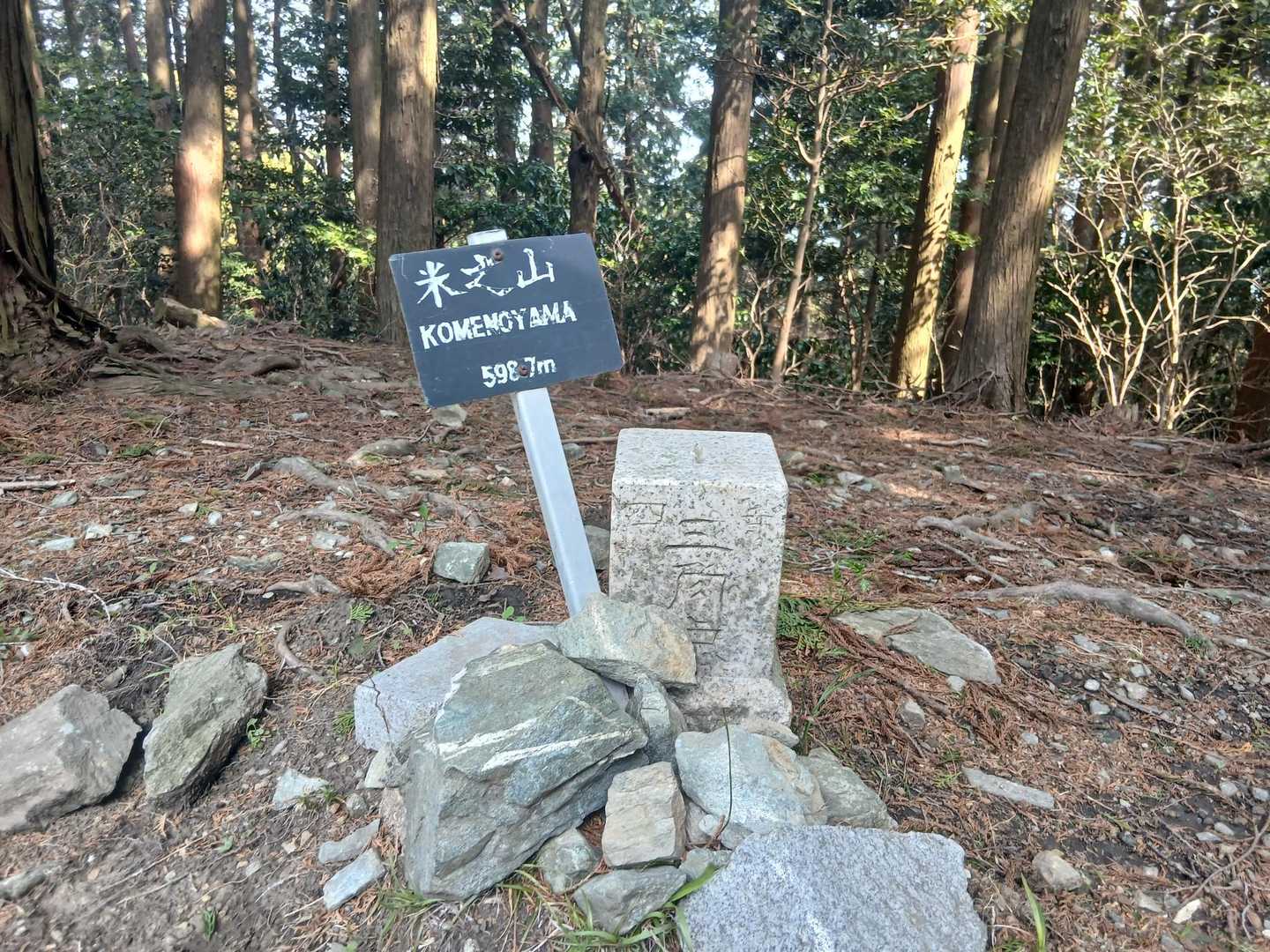 若杉山登山口 往復コースの写真