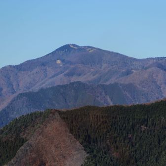 何だろうと思って撮ったのですが、多分雲取山ですね。