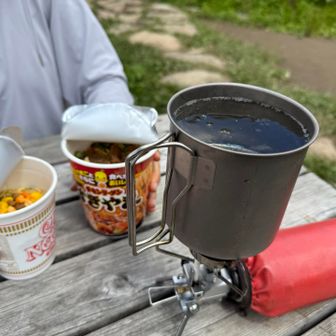 黒谷池でお昼ごはん♪