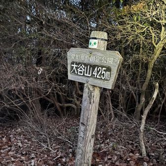 途中でルート間違えて大谷山に到着ー（笑）
ｵｵﾀﾆｻｰﾝ…ﾊｱﾊｱ(￣Д￣;)💦