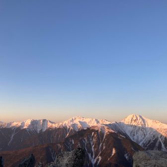 モルゲン白峰三山