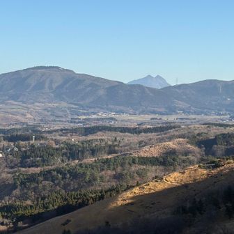 由布岳もはっきり見える澄んだ空気。