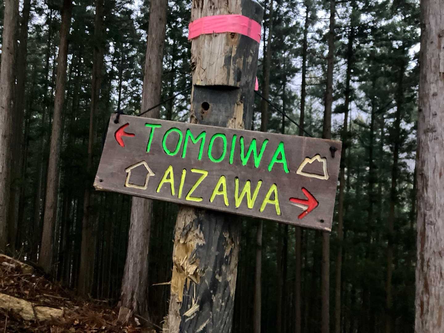 カラフルな案内板
🔴🟢🟡ラスタカラーだね。